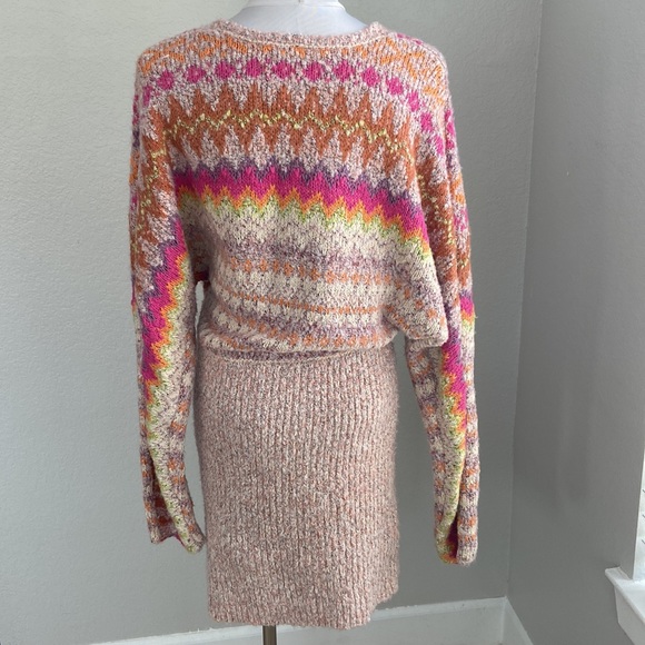 Free People Forever Fairisle Dress size M - Picture 6 of 9